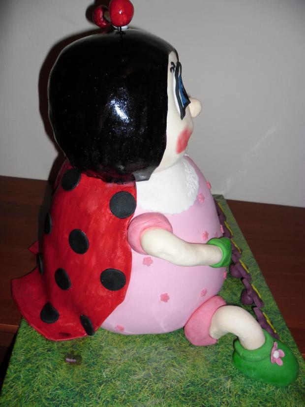 Lienka z boku, torta, Torty so zvieratkami, piska82, 1