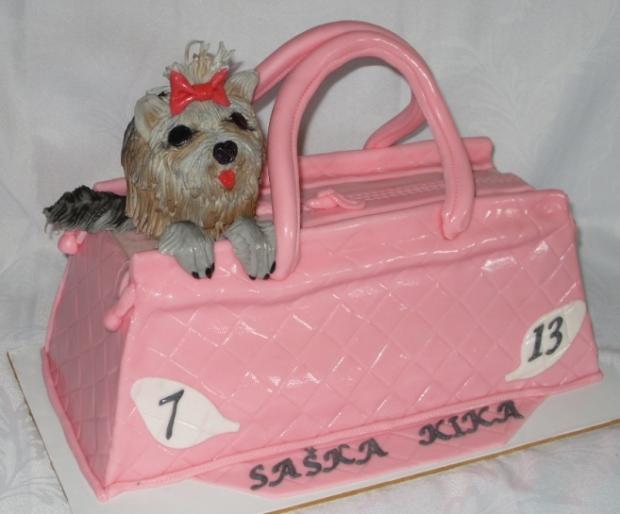 kabelka so psíkom, torta, Narodeninové torty, jamrichova.viera, 1