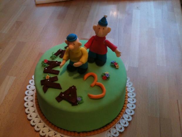 Pat a Mat na torte, torta, Rozprávkové torty, Gianka, 1
