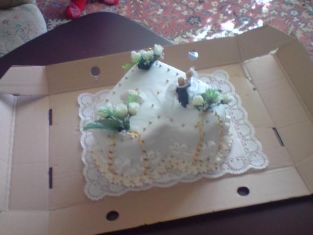 moja prvá K2 zo zadu, torta, Svadobné torty, Miriam Vetrakova, 1
