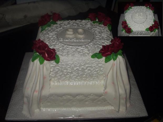 K 50 narodeninám, torta, Narodeninové torty K 50 narodeninám, torta, Narodeninové torty, Evina, 1
