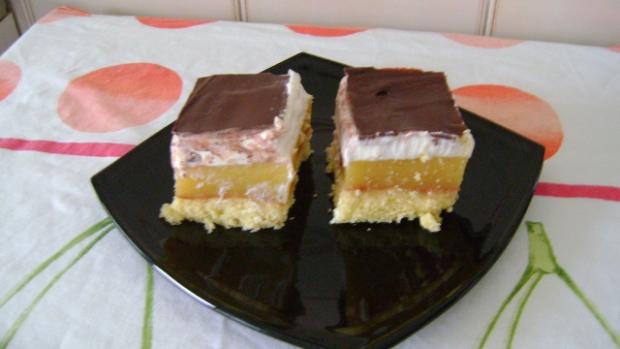 piskotovo jablkovo tvarohovo-mascarpone cokoladovy kolacik menej sladky, torta, Zákusky, seby2705, 1