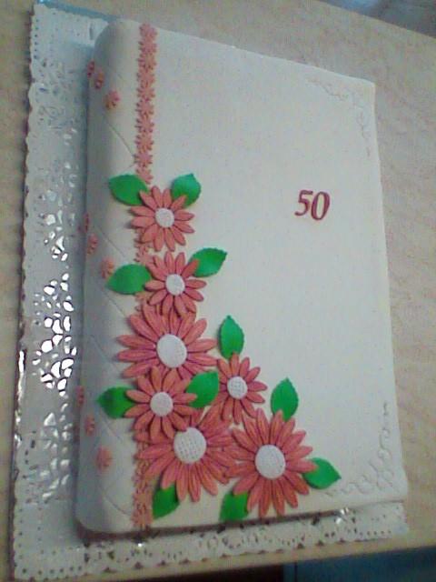 kniha 50, torta, Narodeninové torty, Andrea5, 1