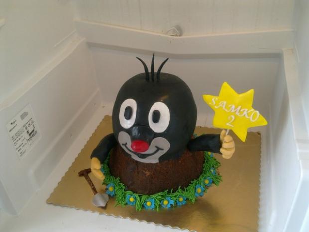 krtko, torta, Torty so zvieratkami krtko, torta, Torty so zvieratkami, katarina struhalova, 1