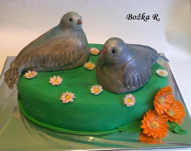 torta s holubami, torta torta s holubami, torta, Božka R., 1