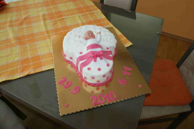 Krstinova, torta, Torty na krstiny, olinkah, 1