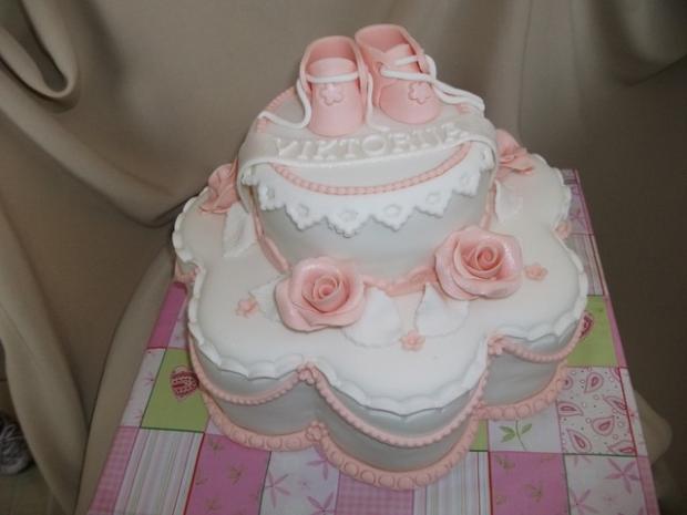 Krstinova kvetinka:-), torta, Torty na krstiny Krstinova kvetinka:-), torta, Torty na krstiny, Alenik, 1