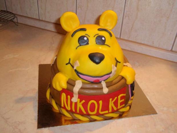 macko pooh, torta, Rozprávkové torty, anika_b, 1