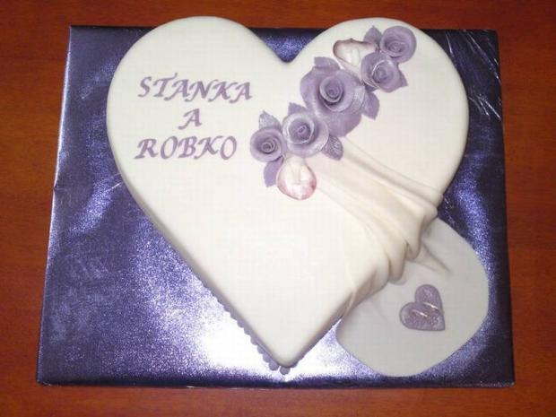 srdiečko, torta, Svadobné torty, lubka74, 1