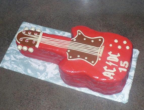 gitara, torta, Netradičné torty, tortyjana, 1