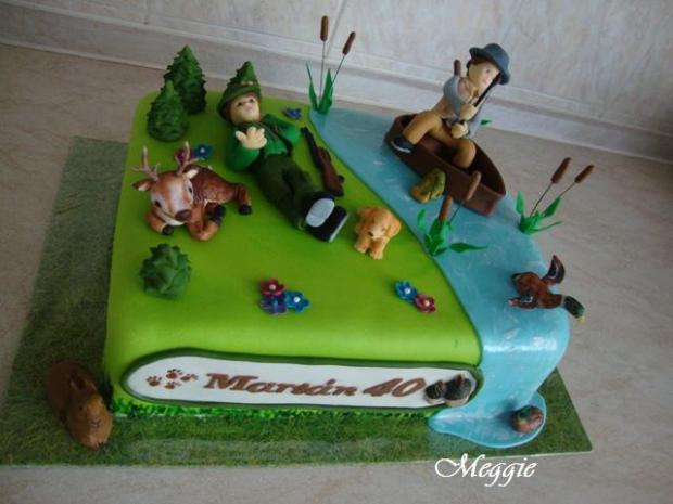 Poľovnícko - rybárska, torta, Netradičné torty Poľovnícko - rybárska, torta, Netradičné torty, Meggie, 1