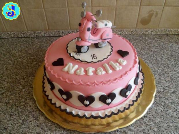 16-ročná milovníčka babety, torta, Narodeninové torty 16-ročná milovníčka babety, torta, Narodeninové torty, Janka.S, 1