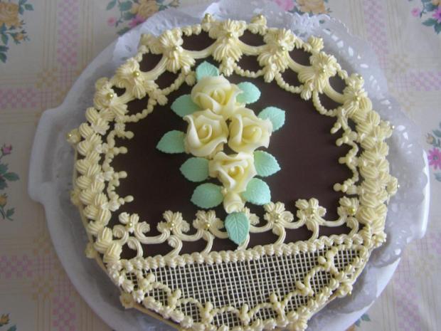 čokoládový kruh, torta čokoládový kruh, torta, veo, 1