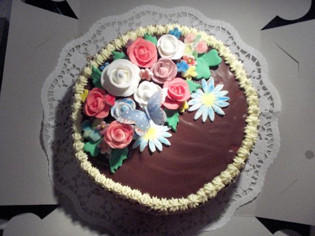 Kvietky pre babinku, torta, lucka2208, 1
