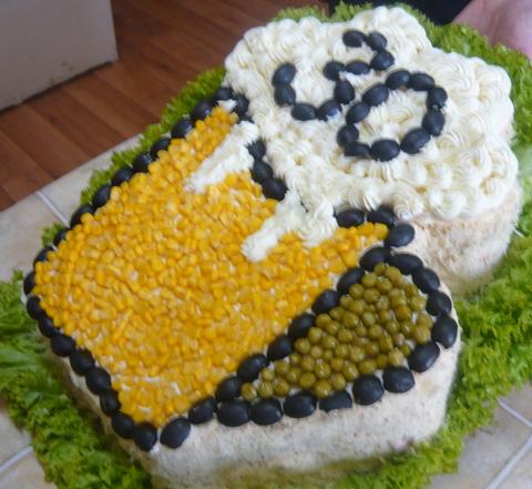 Pivový pohár, torta, Netradičné torty, FarmaTuška, 1