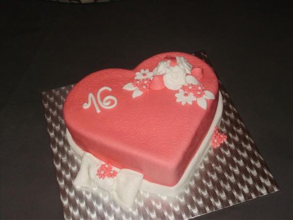 Narodeninové srdce, torta, Narodeninové torty, Janette 35, 1