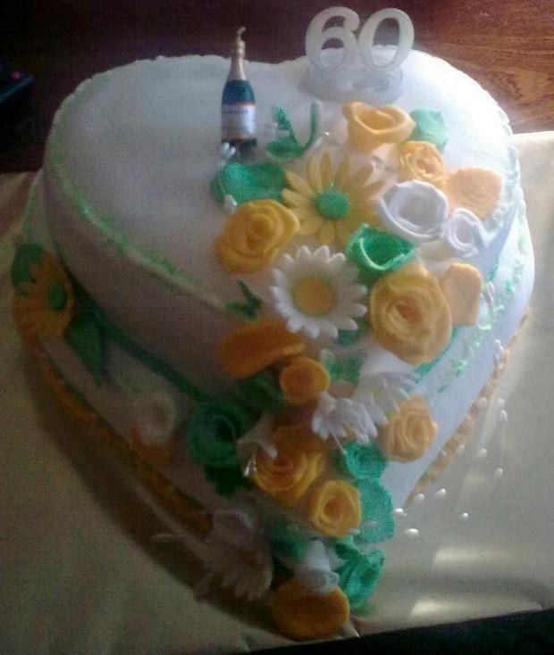 Na 60.narodeniny pre susedu :), torta, Narodeninové torty Na 60.narodeniny pre susedu :), torta, Narodeninové torty, AničkaP, 1