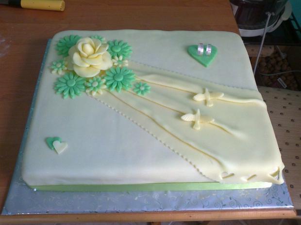 svadobná zelená, torta, Svadobné torty, turjanicova, 1