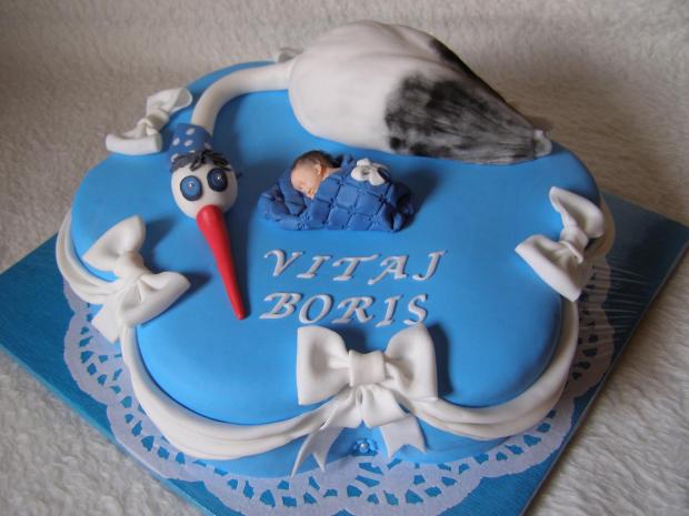 Pre Borisa, torta, Torty na krstiny Pre Borisa, torta, Torty na krstiny, Miruš 77, 1