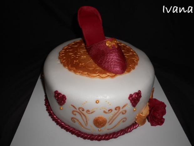 S topánočkou, torta, Narodeninové torty S topánočkou, torta, Narodeninové torty, Ivana111111, 1