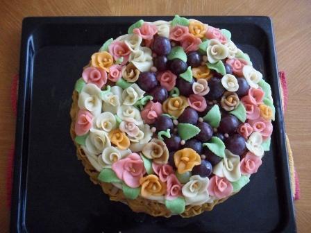Kosik z ruzickami, torta, Narodeninové torty, ada170ag, 1
