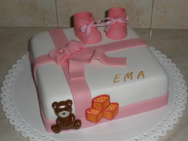 Emke, torta, Torty na krstiny Emke, torta, Torty na krstiny, Iveta Barlíková, 1