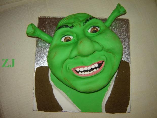Shrek, torta, Narodeninové torty Shrek, torta, Narodeninové torty, kovka, 1