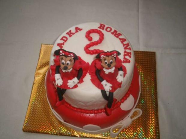 Minnie mouse pohlad z hora, torta, Rozprávkové torty, Zdenci, 1