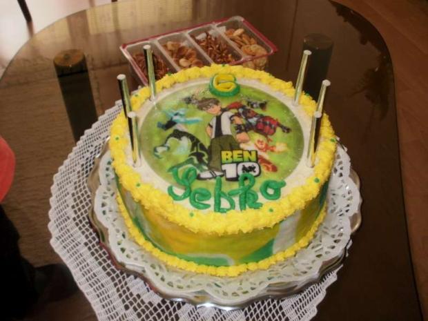 Ben10 s oplátkou, torta, Narodeninové torty, Stanislavka, 1