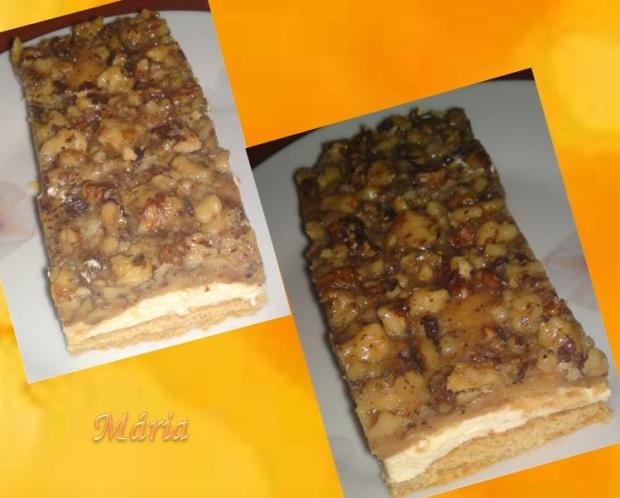 Medové rezy s orechami..., torta, Zákusky Medové rezy s orechami..., torta, Zákusky, Mariolka, 1
