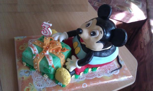 mysiak mickey, torta, Rozprávkové torty, Inka99, 1