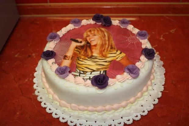 Jedla oplatka Hanna Montana, torta, Torty pre dievčatá Jedla oplatka Hanna Montana, torta, Torty pre dievčatá, Lillyyyyyy, 1
