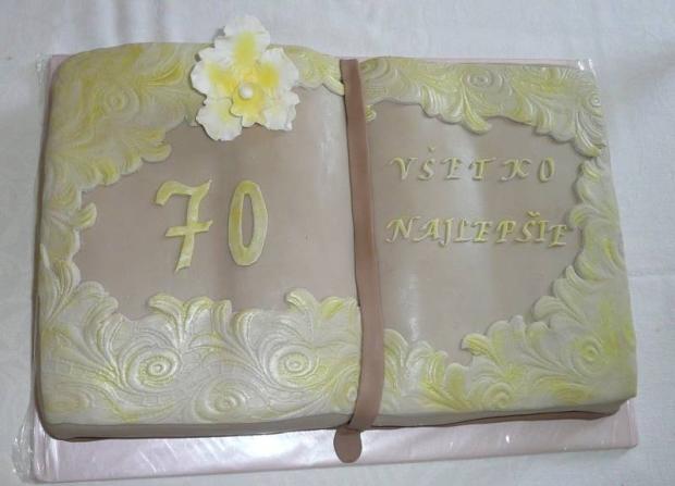 Otvorená kniha k narodeninám, torta, Narodeninové torty Otvorená kniha k narodeninám, torta, Narodeninové torty, tretinka, 1