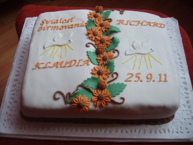 Na birmovku, torta, Torty na cirkevné sviatky, MartinaO, 1