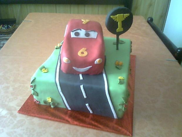 Auticko, torta, Torty autíčka, vláčiky, Kisko, 1
