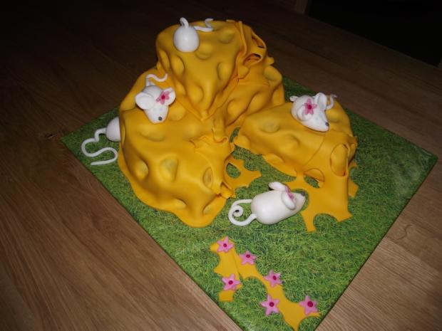 Syrova s myskami, torta, Ostané torty pre deti, dvojicka, 1