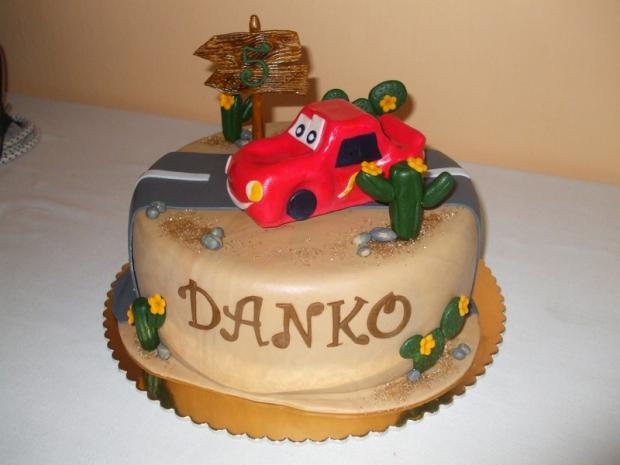 s autíčkom, torta, Torty autíčka, vláčiky s autíčkom, torta, Torty autíčka, vláčiky, aneleh, 1