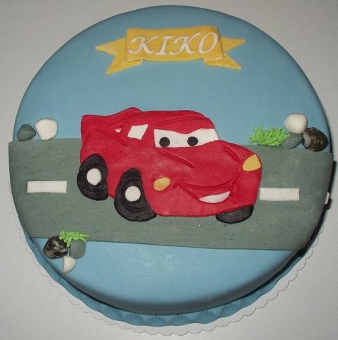 Mc Queen 3, torta, Torty autíčka, vláčiky Mc Queen 3, torta, Torty autíčka, vláčiky, ivetpm, 1