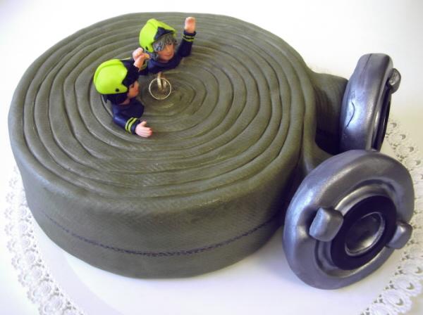hasičská hadice, torta, Svadobné torty hasičská hadice, torta, Svadobné torty, Světluškaa, 1