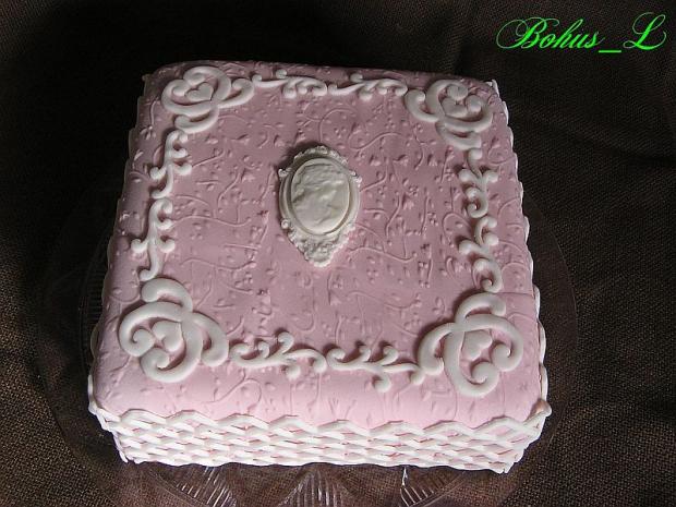 štvorcová s kameou, torta, Narodeninové torty štvorcová s kameou, torta, Narodeninové torty, Bohus_L, 1