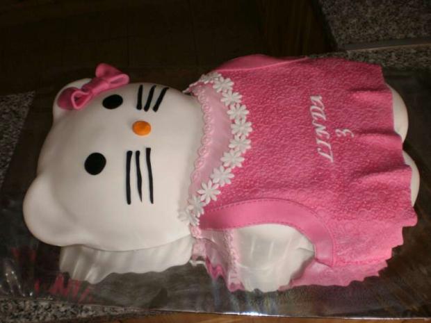 Hallo Kitty, torta, Rozprávkové torty Hallo Kitty, torta, Rozprávkové torty, Janka.S, 1