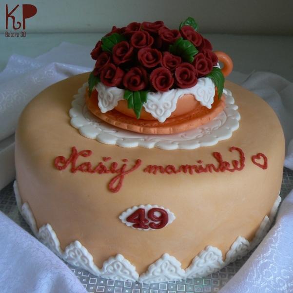 Šálka pre jednu maminku, torta, Narodeninové torty, batora30, 1