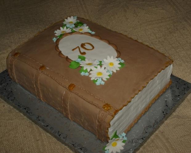 kniha, torta, Narodeninové torty, stanika, 1