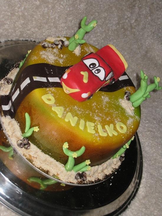 McQueen, torta, Torty autíčka, vláčiky, karinka306, 1