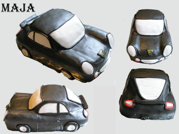 Porsche, torta, Narodeninové torty, Maja Č, 1