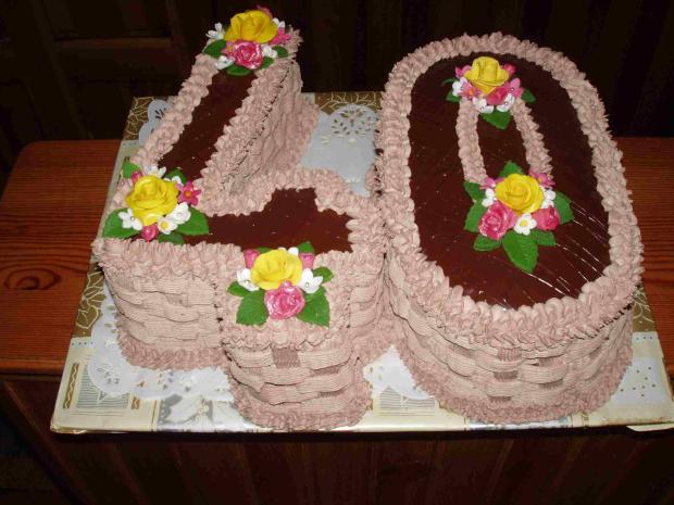 narodeniny 40, torta, Narodeninové torty narodeniny 40, torta, Narodeninové torty, vanilka 227, 1