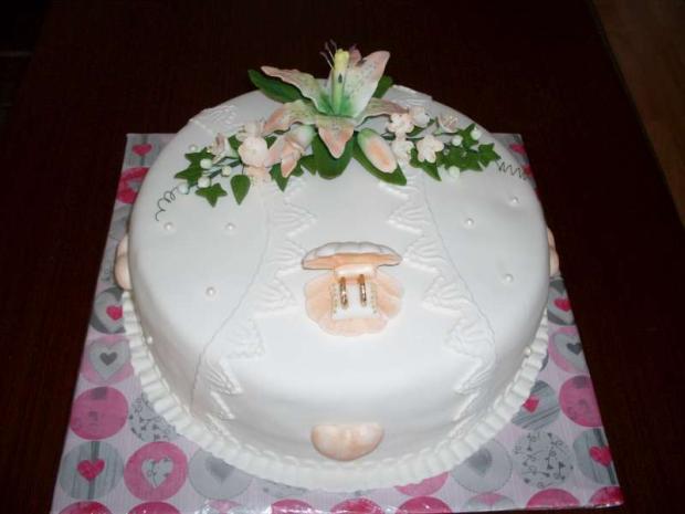 SVADOBNÁ MUŠĽA, torta, Svadobné torty SVADOBNÁ MUŠĽA, torta, Svadobné torty, Mária Vašová, 1