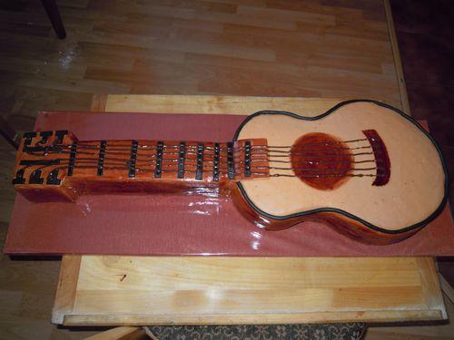 gitara , torta, Narodeninové torty, lenaig, 1