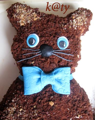 kocurik detail, torta, Torty so zvieratkami, zivoth, 1