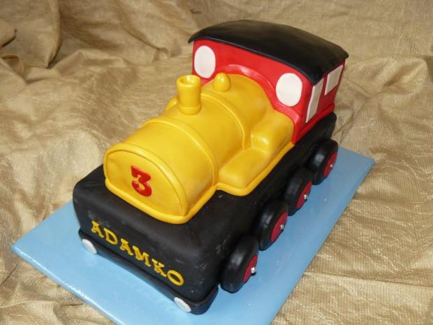 lokomotíva pre Adamka, torta, Torty autíčka, vláčiky lokomotíva pre Adamka, torta, Torty autíčka, vláčiky, zdenka2007, 1